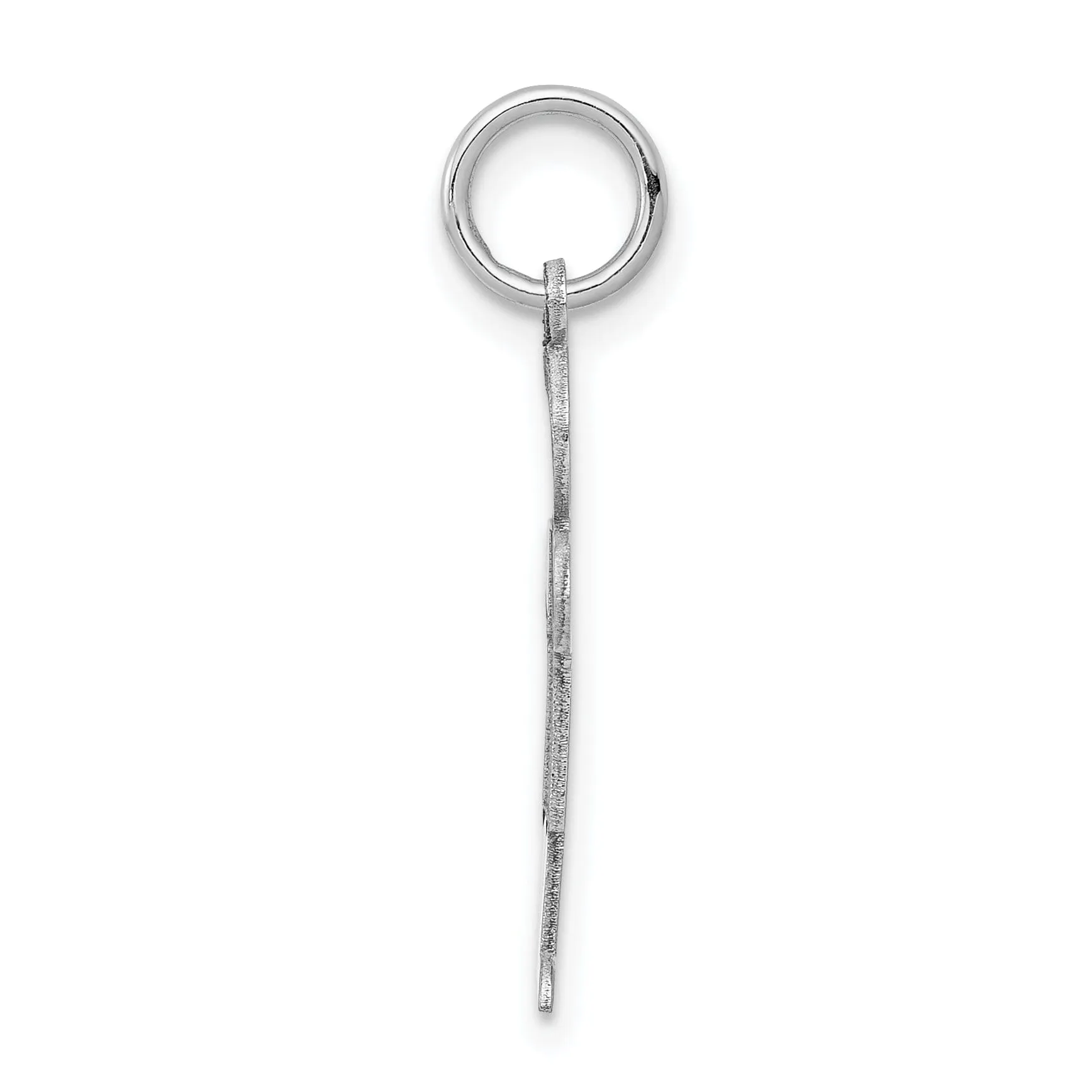 14k White Gold Boy With Hat Hugs Charm