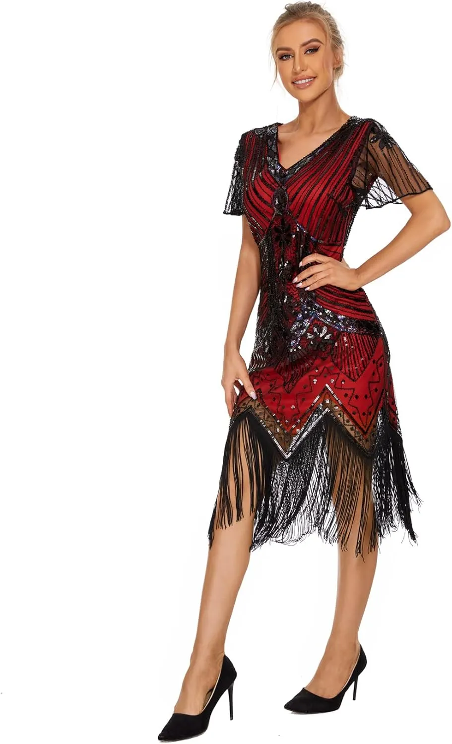 1920s Dresses for Women Flapper Dress Gatsby Dresses for Women Roaring 20's Dress