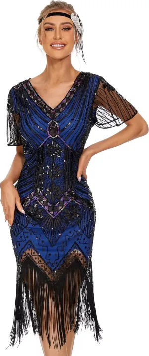 1920s Dresses for Women Flapper Dress Gatsby Dresses for Women Roaring 20's Dress