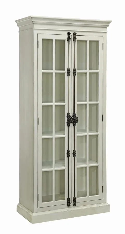 2-door Tall Cabinet Antique White