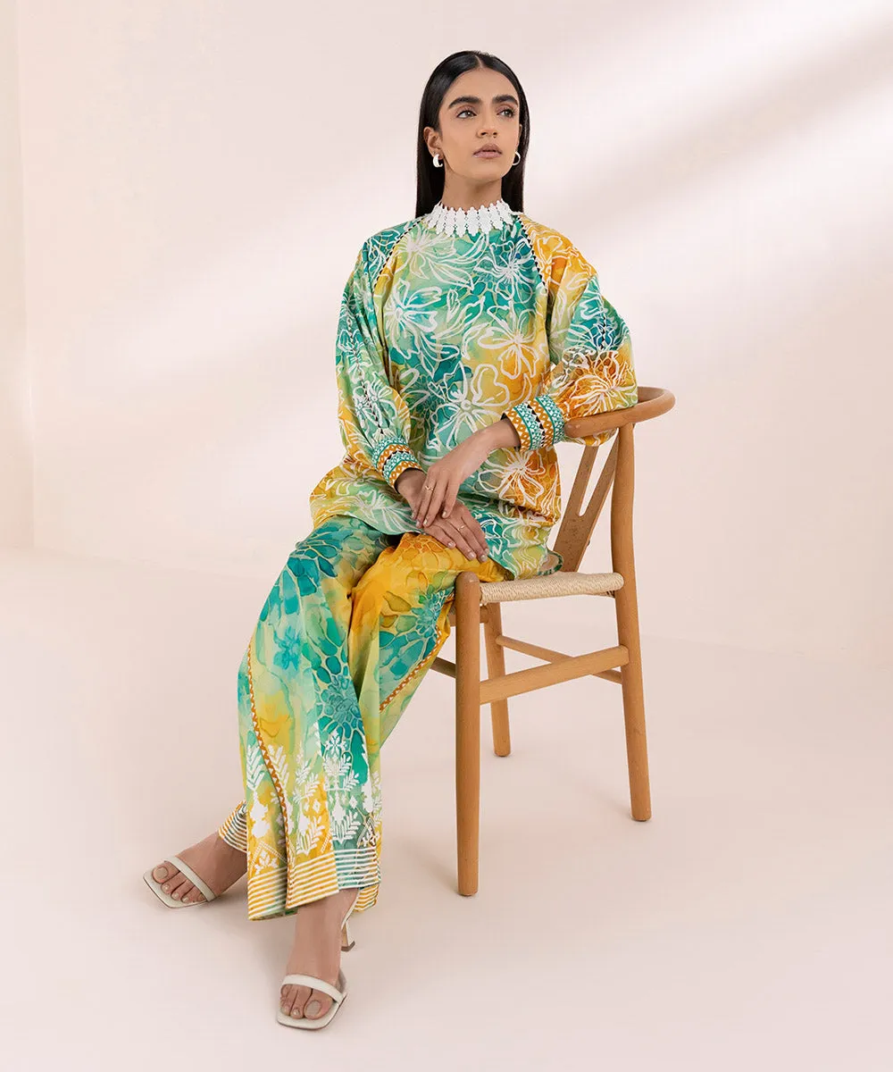 2 Piece - Printed Lawn Suit-00U2Tdy24V41