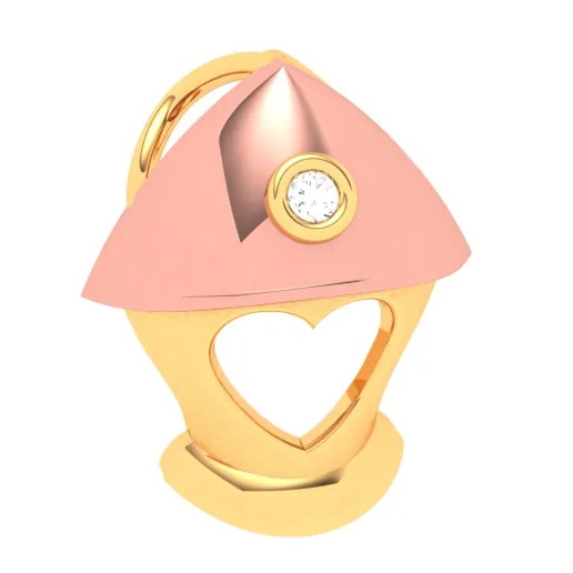 22k Gold Pendant With A Love Sign Cutout From Online Exclusive