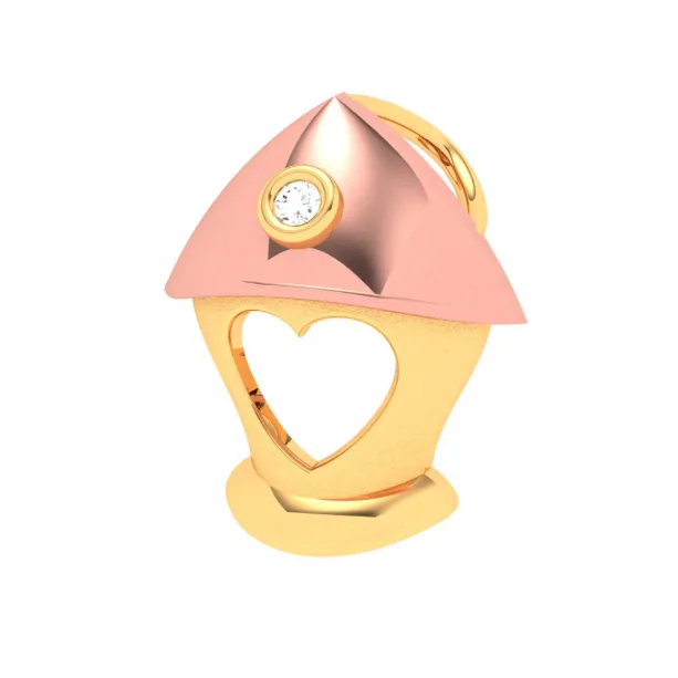 22k Gold Pendant With A Love Sign Cutout From Online Exclusive