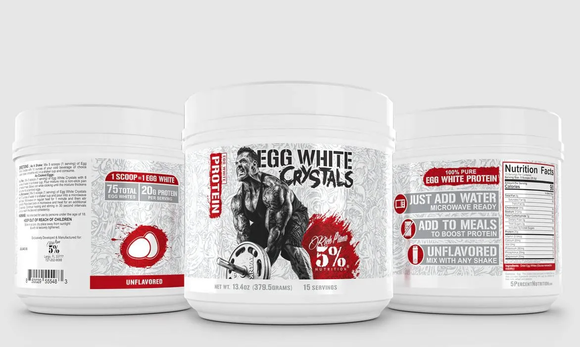 5% Nutrition Egg White Crystals