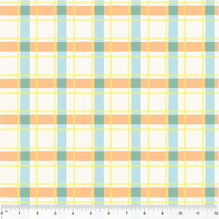 ABCs in Bloom: White Picnic Blanket
