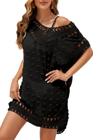 Adisputent Womens Swimsuits Cover Ups Crochet Chiffon Beach Cover Bathing Suit Bikini Wear Coverups Dress