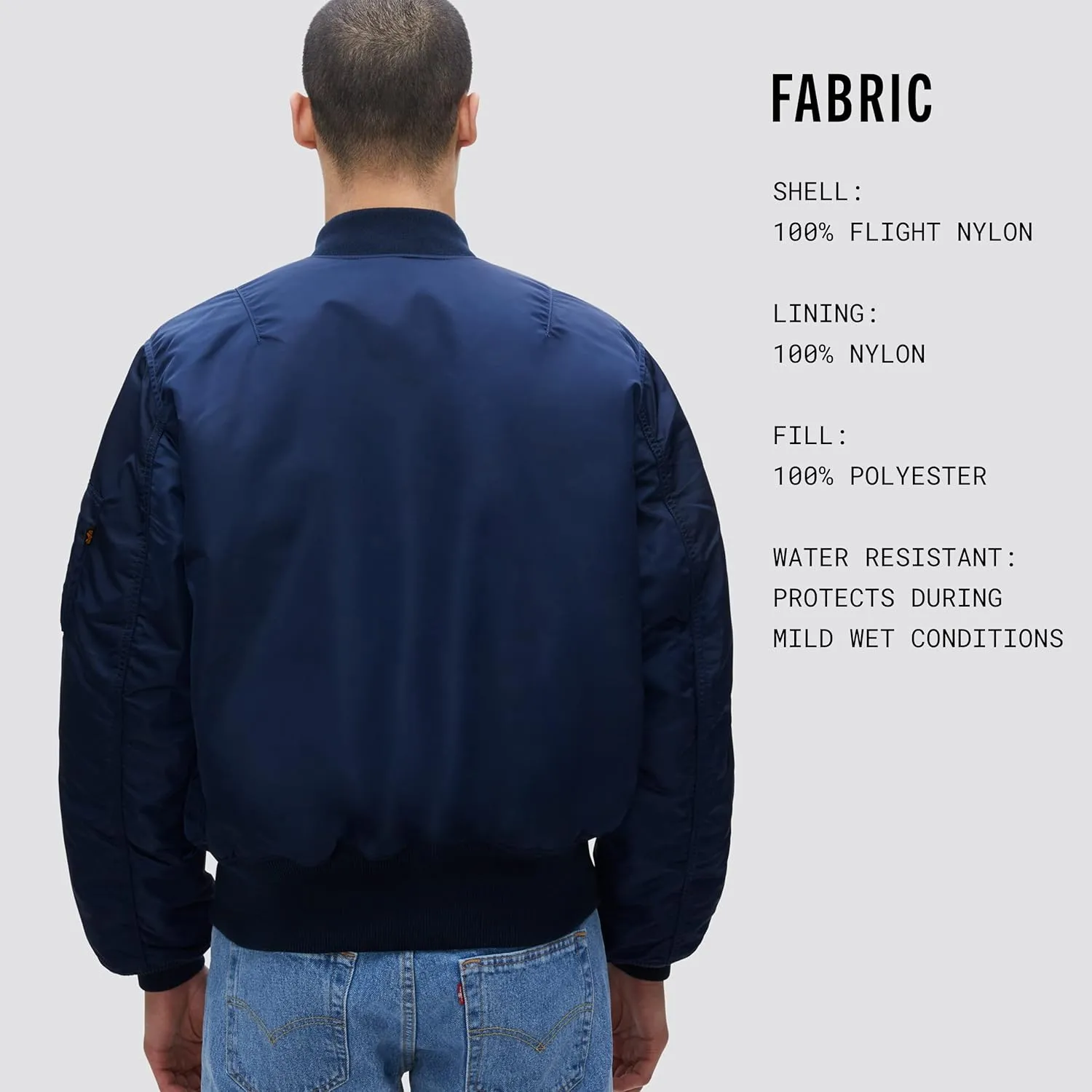 Alpha Industries MA-1 Bomber Flight Jacket - Fighter Pilot Flight Jacket