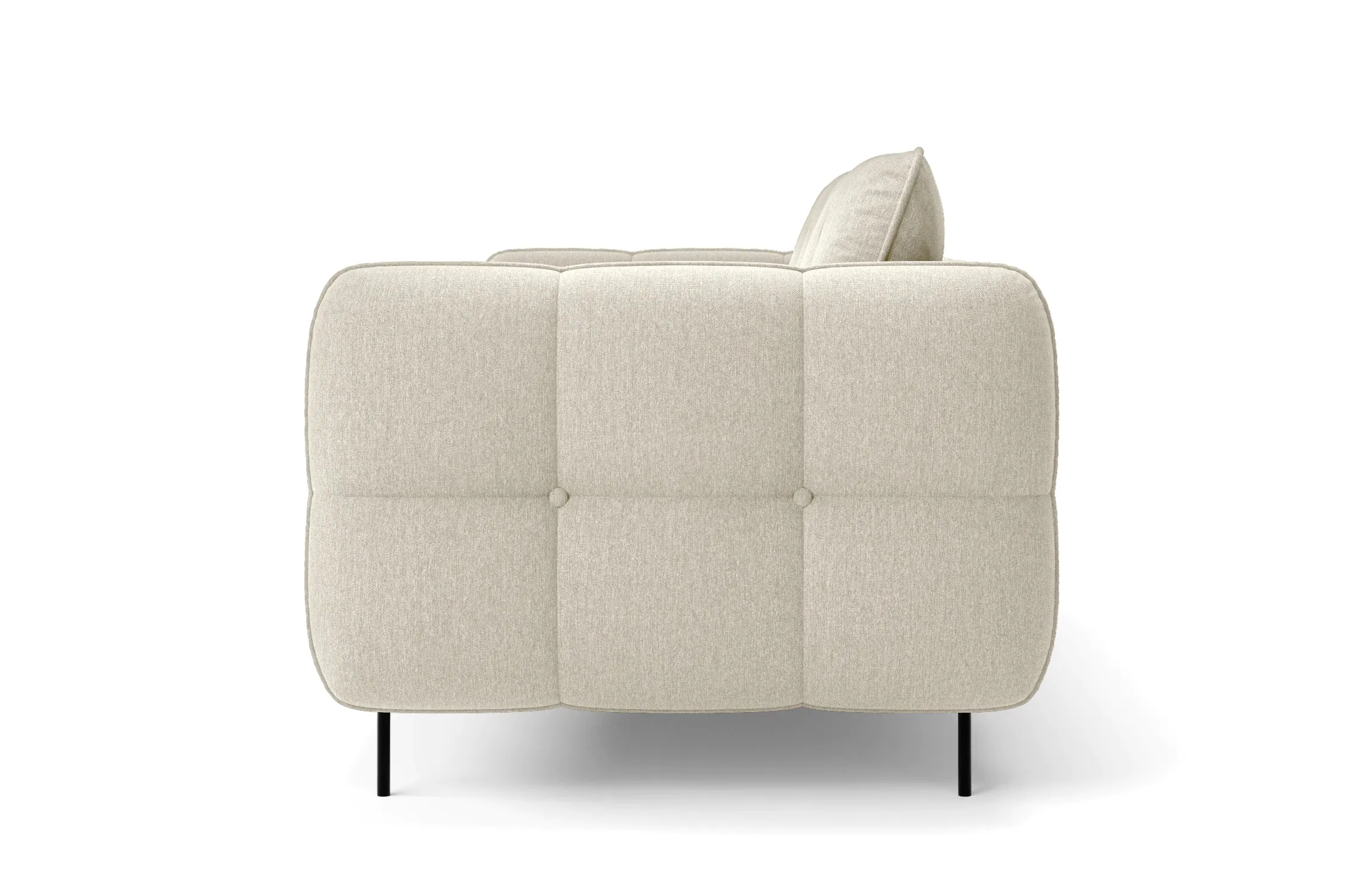 Anzio 4 Seater Sofa Cream Linen Fabric