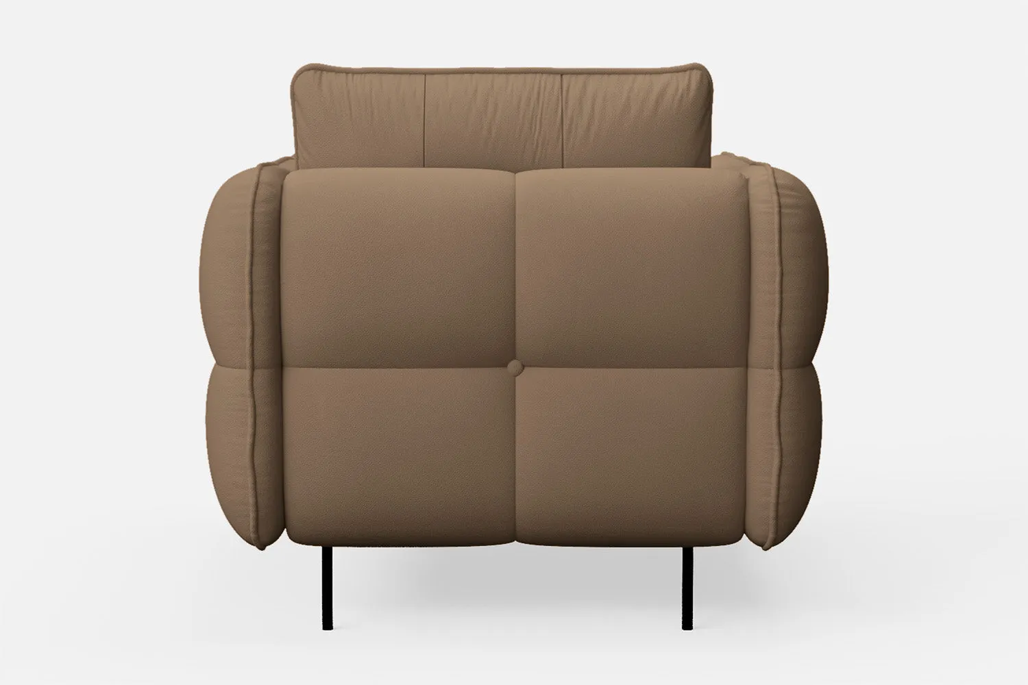 Anzio Armchair Stone Leather