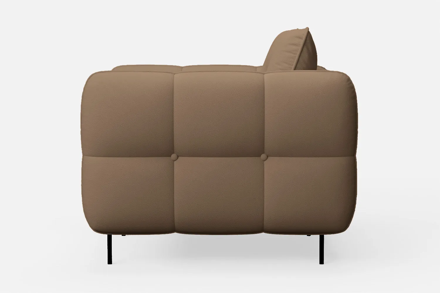 Anzio Armchair Stone Leather