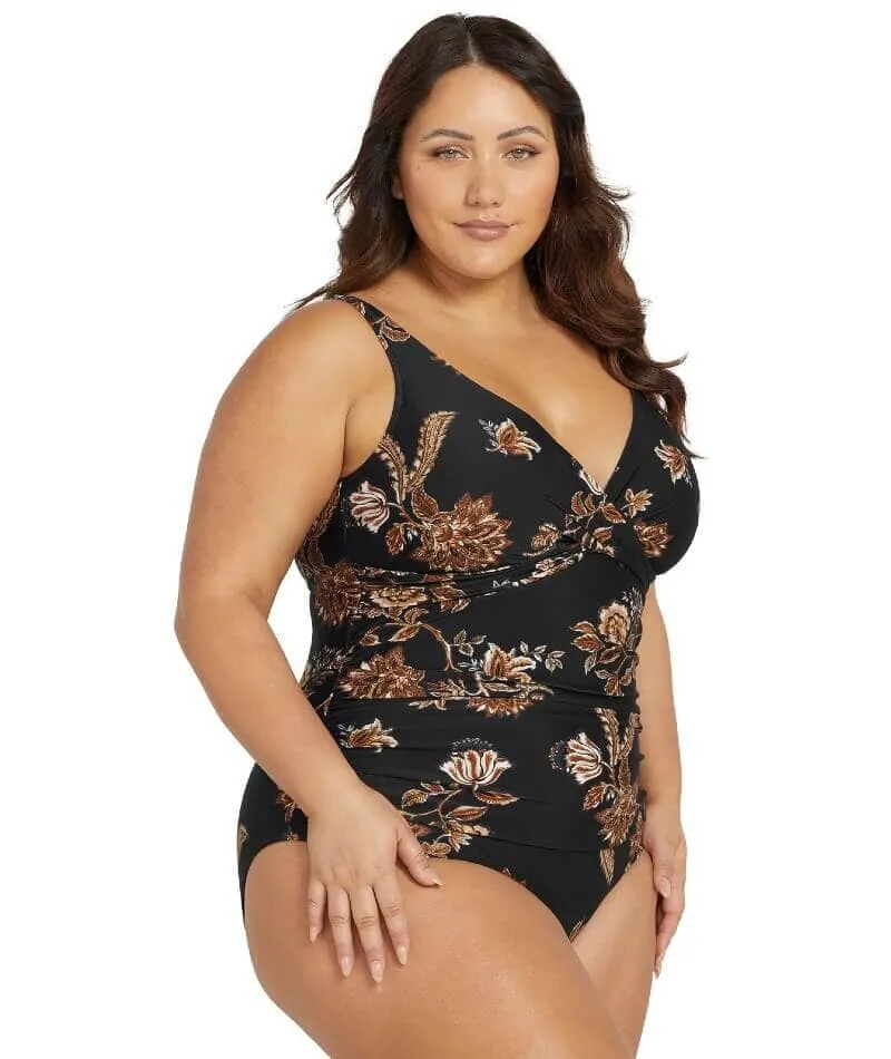 Artesands Chantique Delacroix Cross Front D-G Cup One Piece Swimsuit - Black