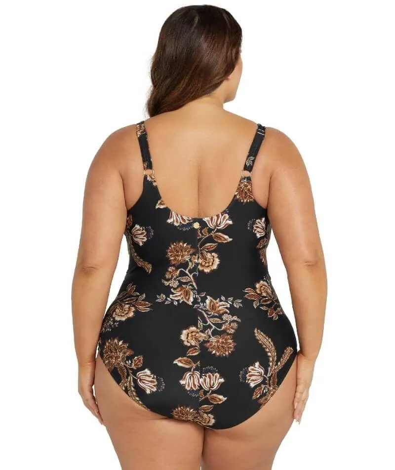 Artesands Chantique Delacroix Cross Front D-G Cup One Piece Swimsuit - Black