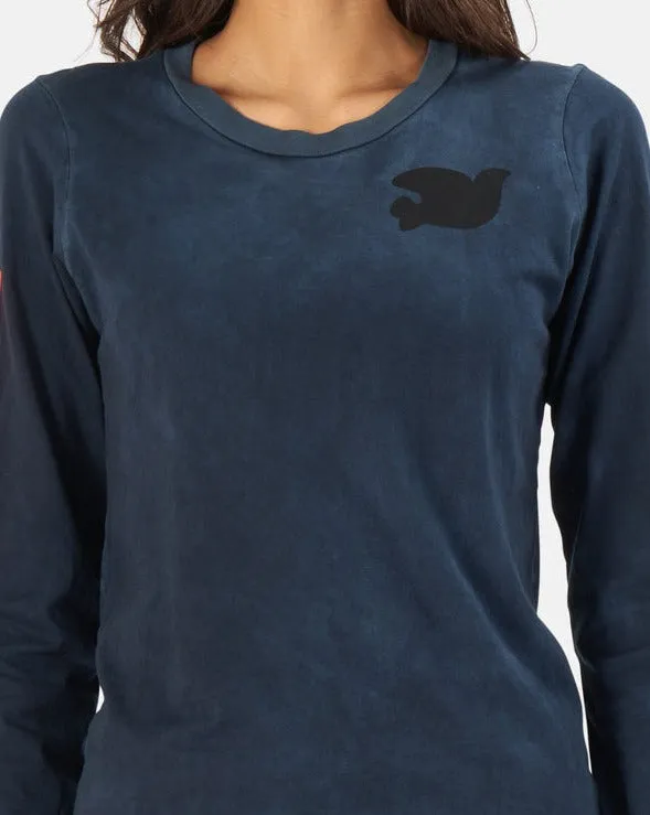 ARTISTSWANTED SUPERVINTAGE longsleeve t - deepspace electric