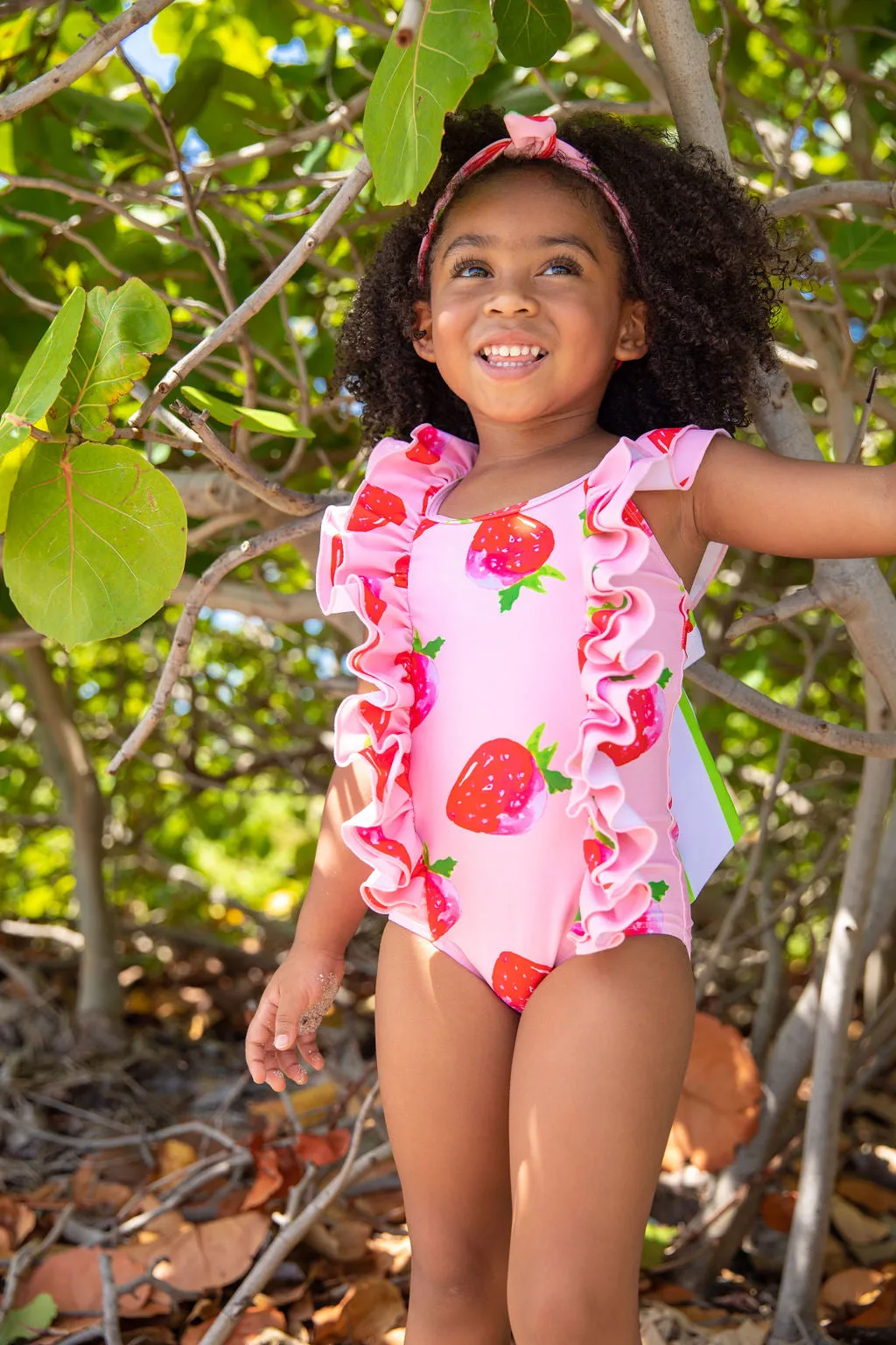Berry Seascape One Piece Swimsuit