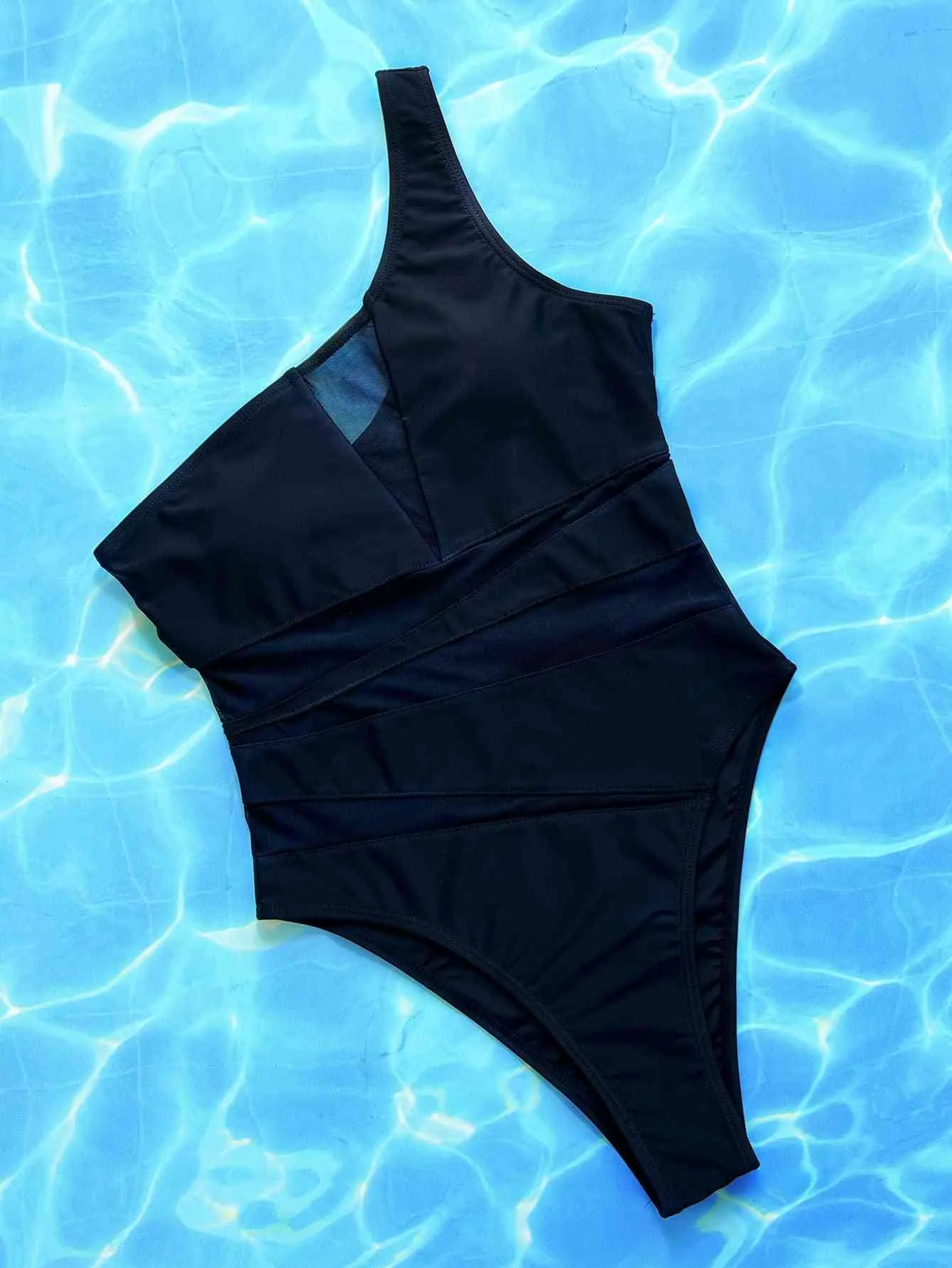 Black One-Piece Swimsuit