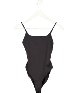Black Onepiece Classic Swimsuit UK S