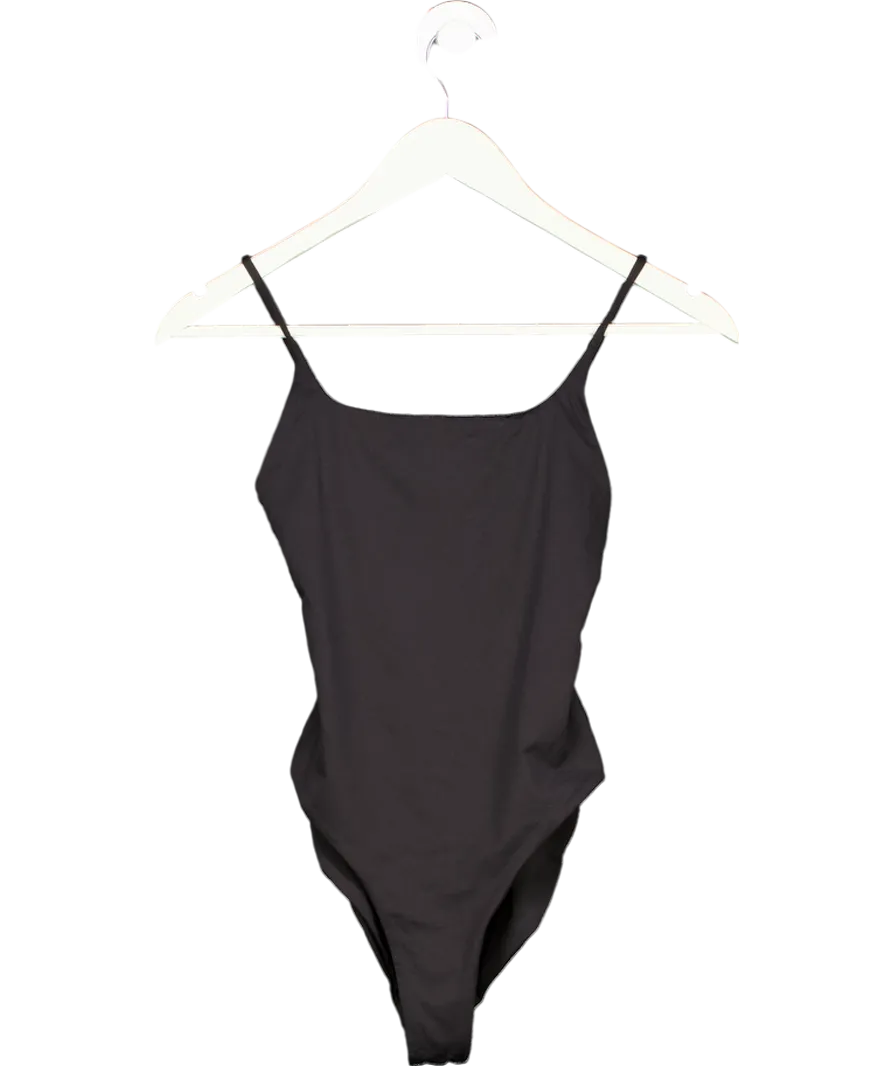 Black Onepiece Classic Swimsuit UK S