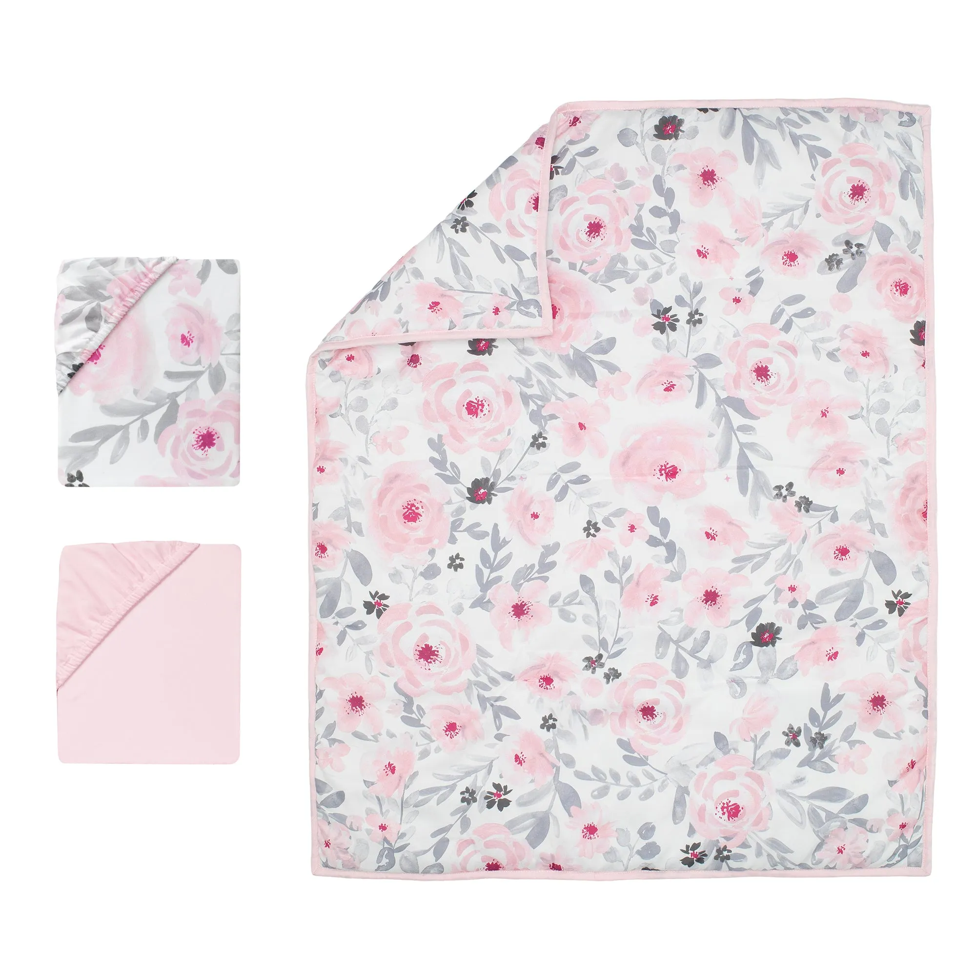 Blossom 3-Piece Mini Crib Bedding Set