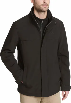 Dockers Men's Dwight Soft Shell Bib Jacket