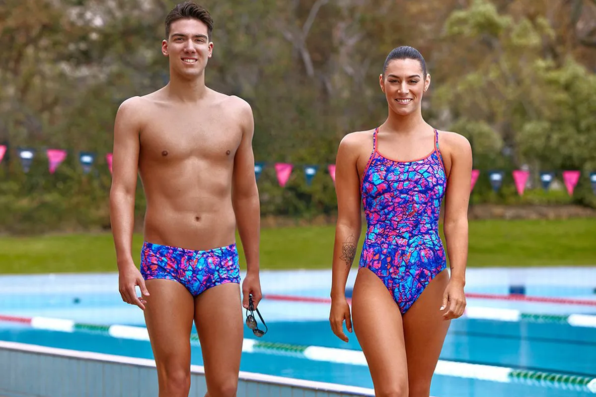 Funkita - Rusted - Ladies Diamond Back One Piece