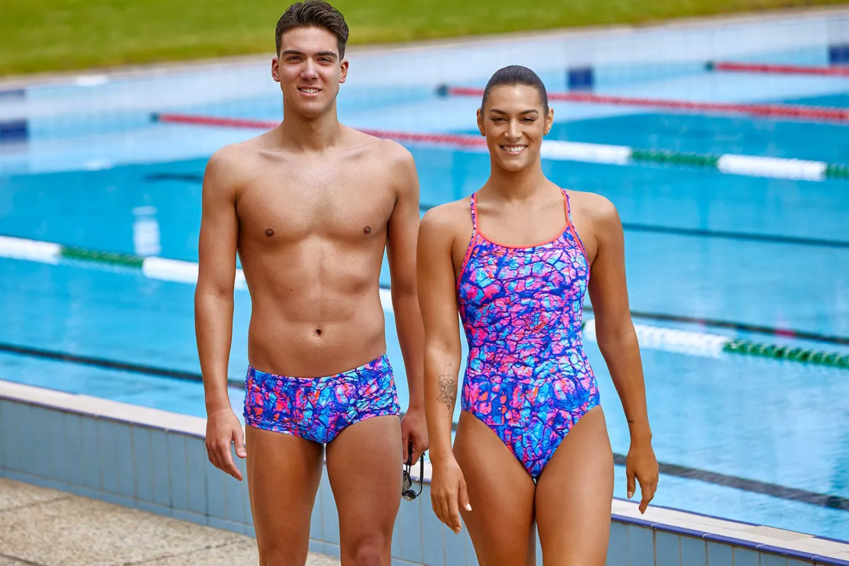 Funkita - Rusted - Ladies Diamond Back One Piece