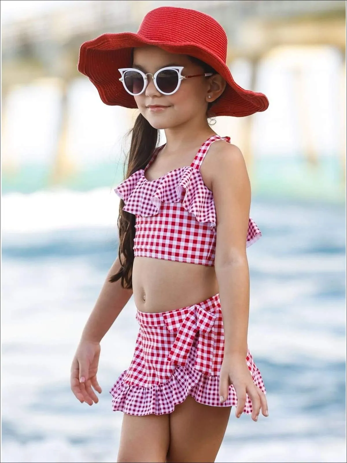 Girls Beach Beauty Two Piece Swimsuit