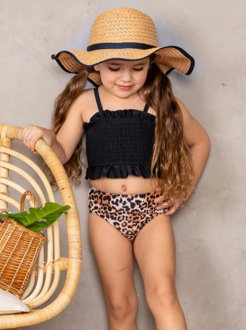 Girls Big Roar Two-Piece Swimsuit