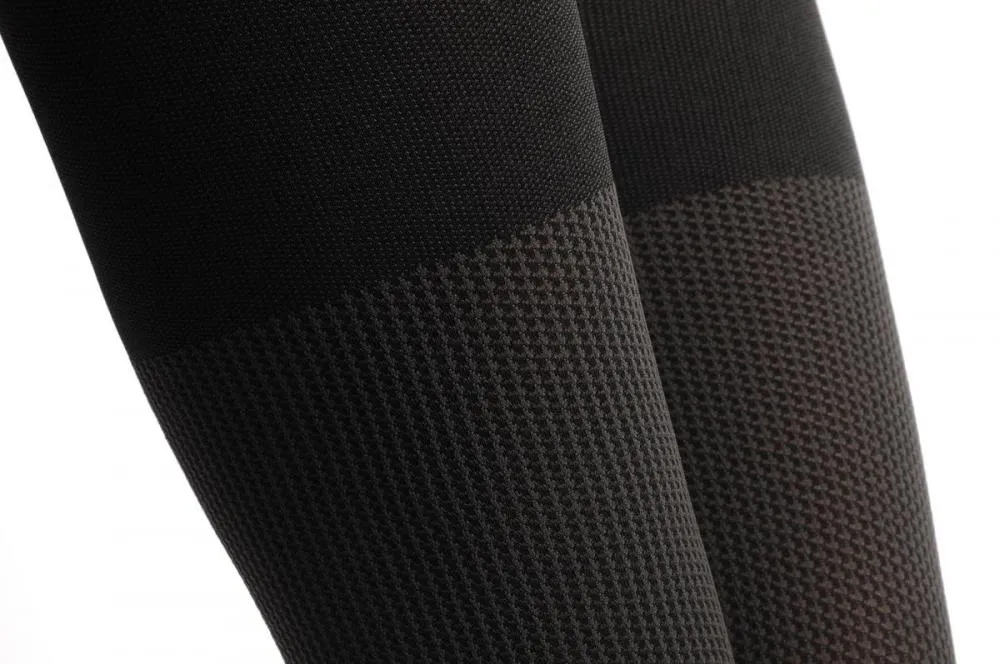 Grey With Checkered Texture 80 Den Warm Winter