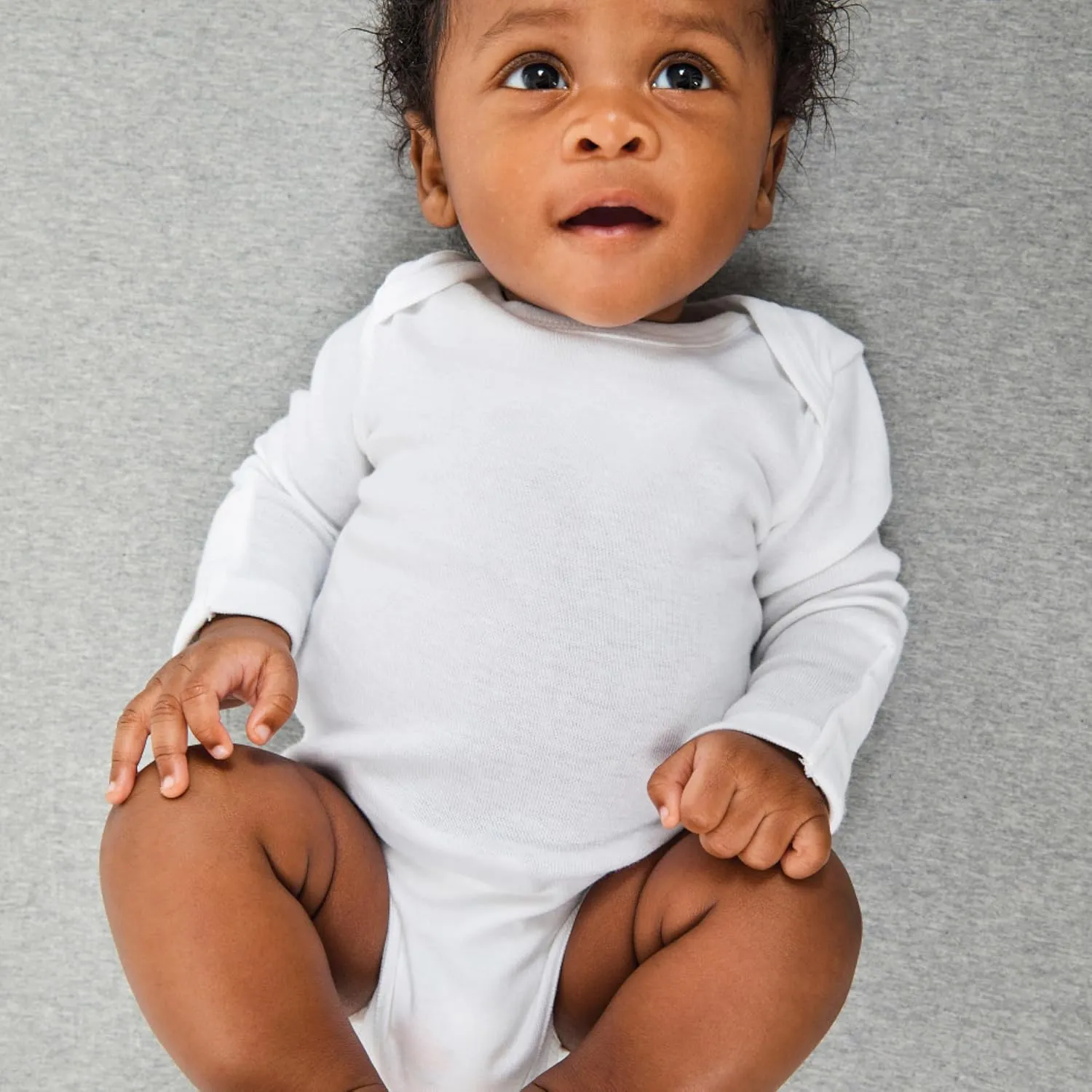 HonestBaby Baby 3-Pack Long Sleeve Bodysuits One-piece Organic Cotton for Infants