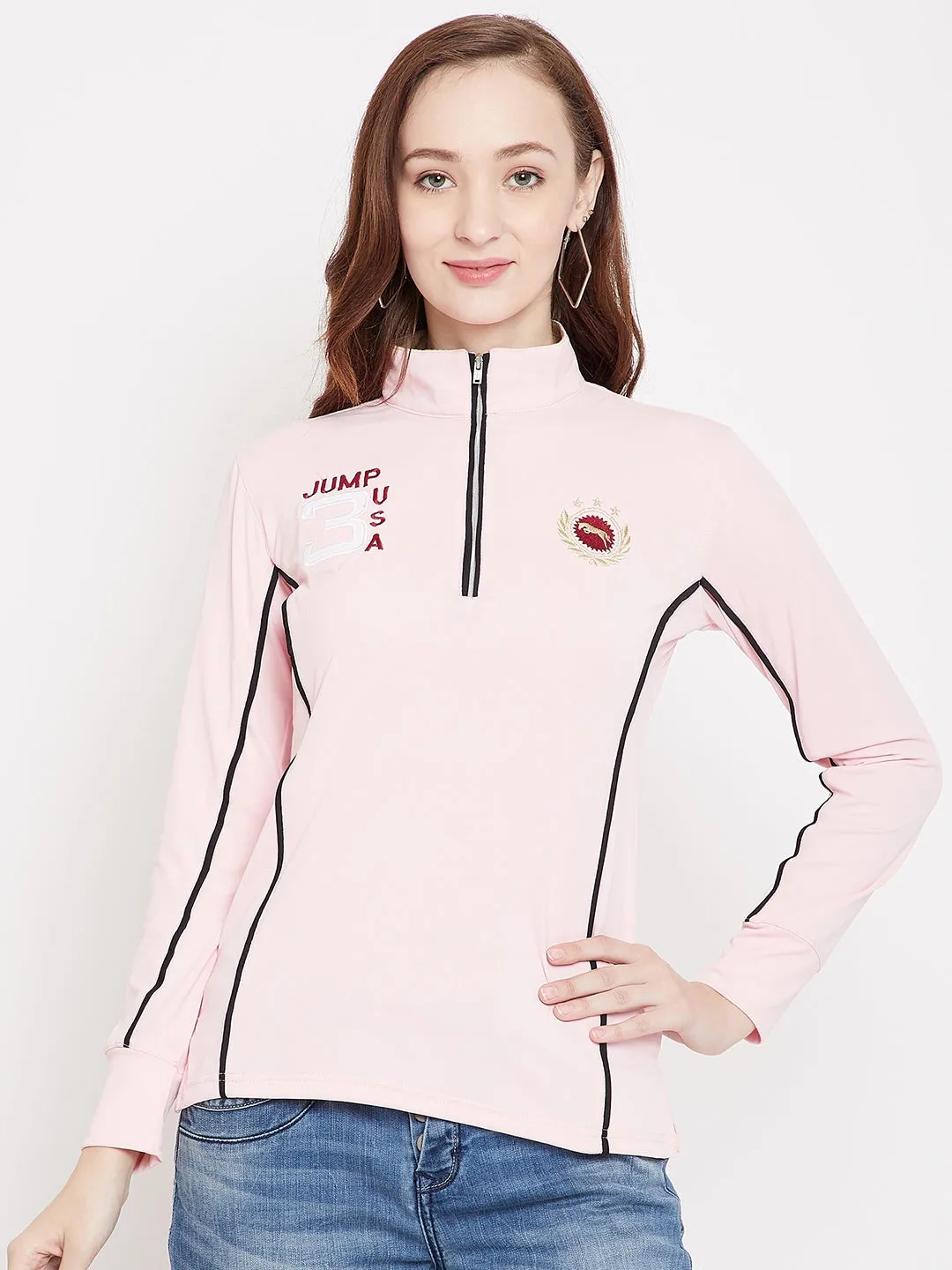 JUMP USA Women Full Sleeves T-Shirt