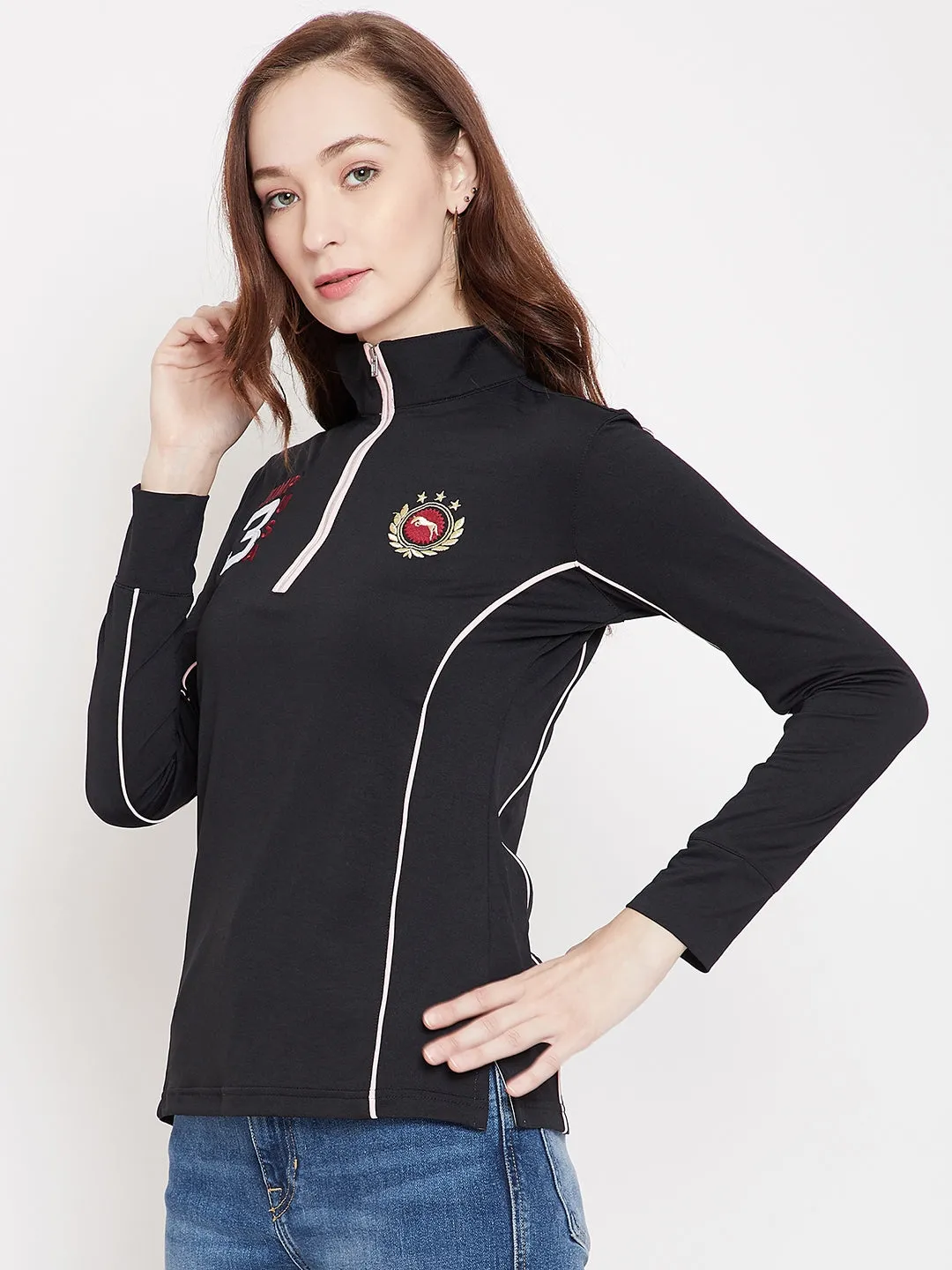 JUMP USA Women Full Sleeves T-Shirt