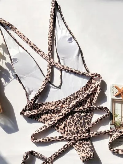 Leopard print One-Piece Swimsuit