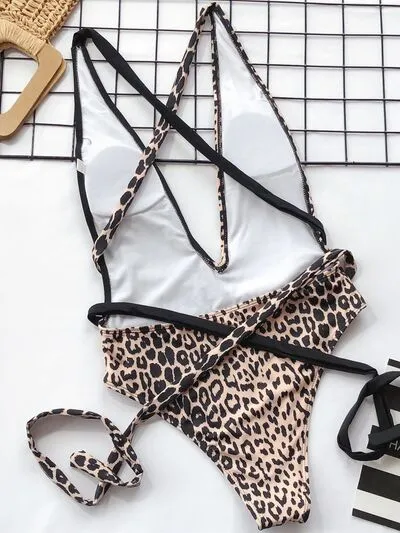 Leopard print One-Piece Swimsuit