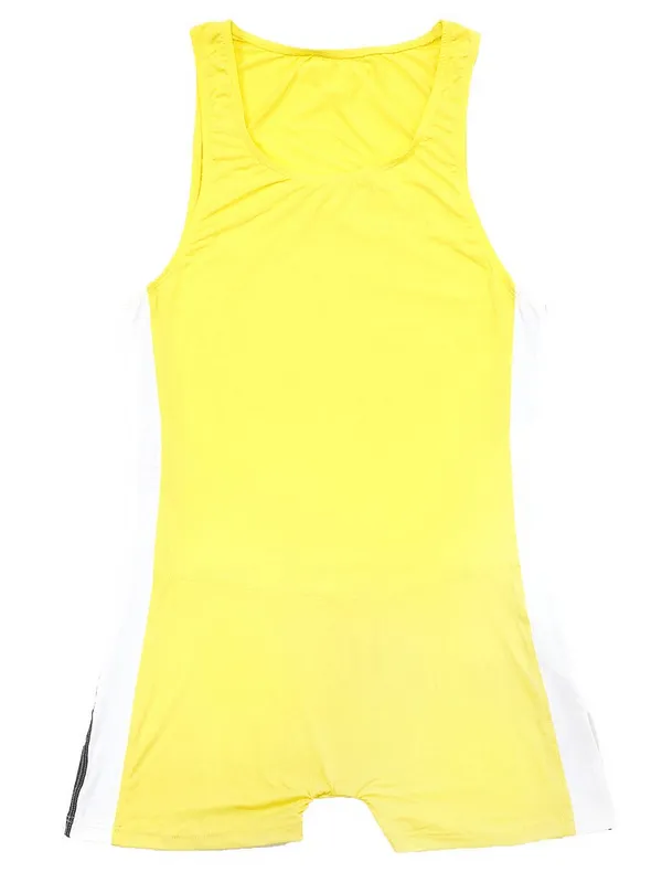 Men's One-piece Elastic Swimming Suit / Men's Swimwear - SF1151
