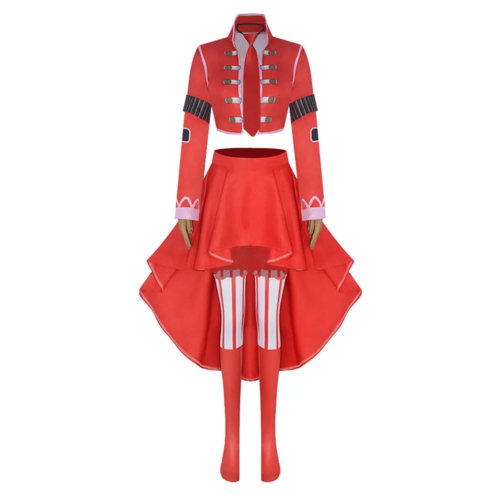 One Piece Belo Betty Women Red Suit Party Carnival Halloween Cosplay Costume