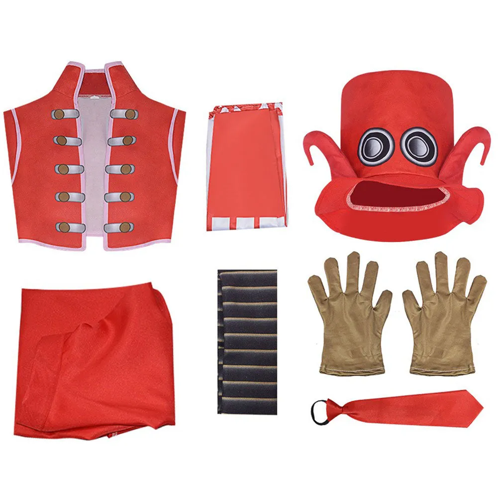 One Piece Belo Betty Women Red Suit Party Carnival Halloween Cosplay Costume