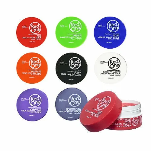 Red One: Red Aqua Hair Wax 5oz