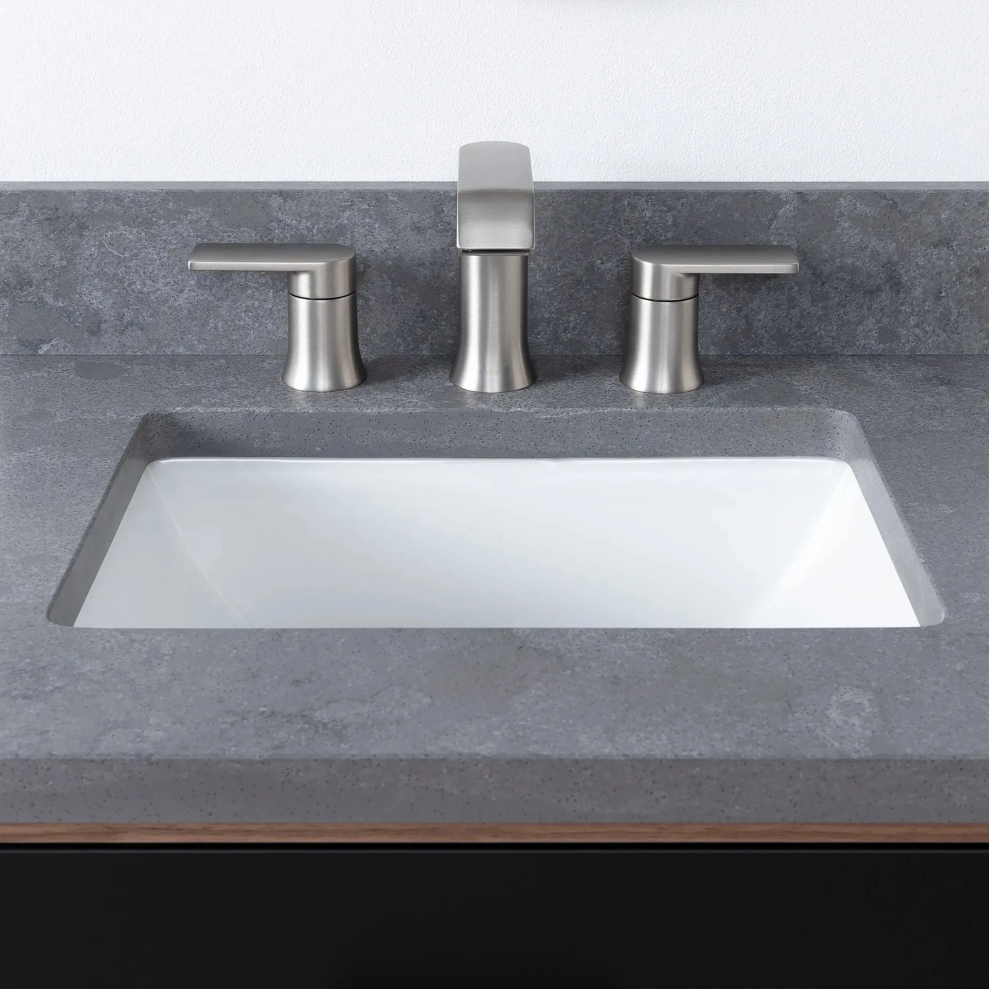 Sidney SLIM 24" Wall Mount Matte Black Bathroom Vanity