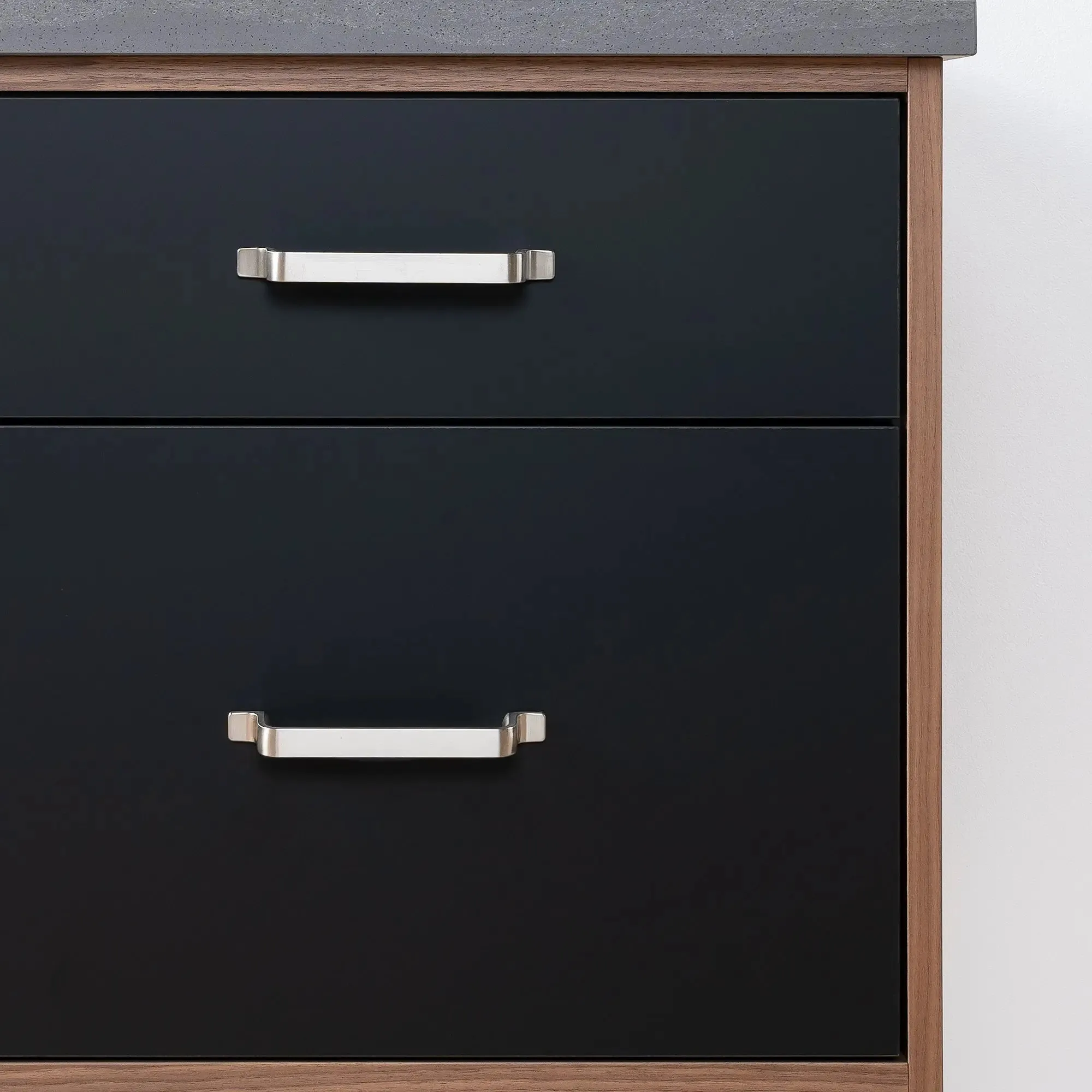 Sidney SLIM 24" Wall Mount Matte Black Bathroom Vanity