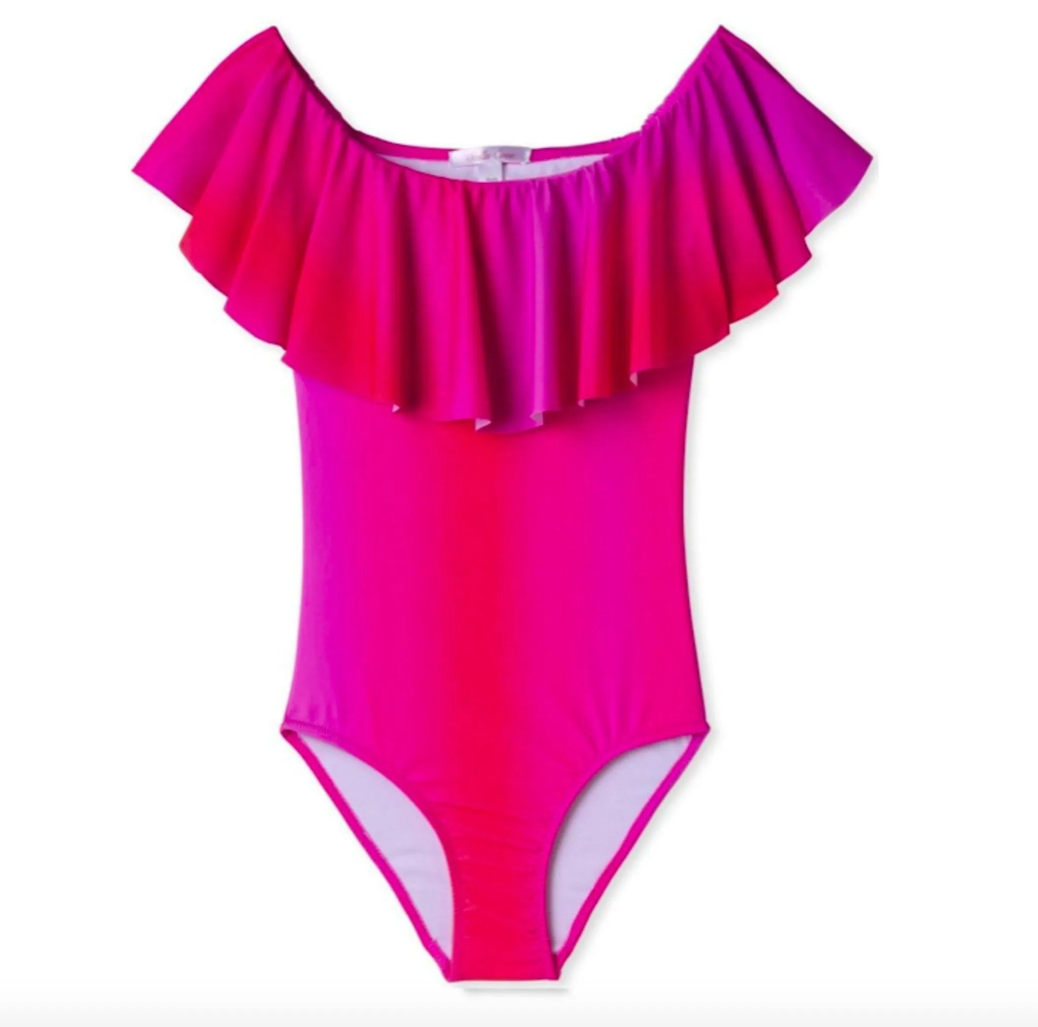 Stella Cove Neon Ombre Pink One Piece Swimsuit