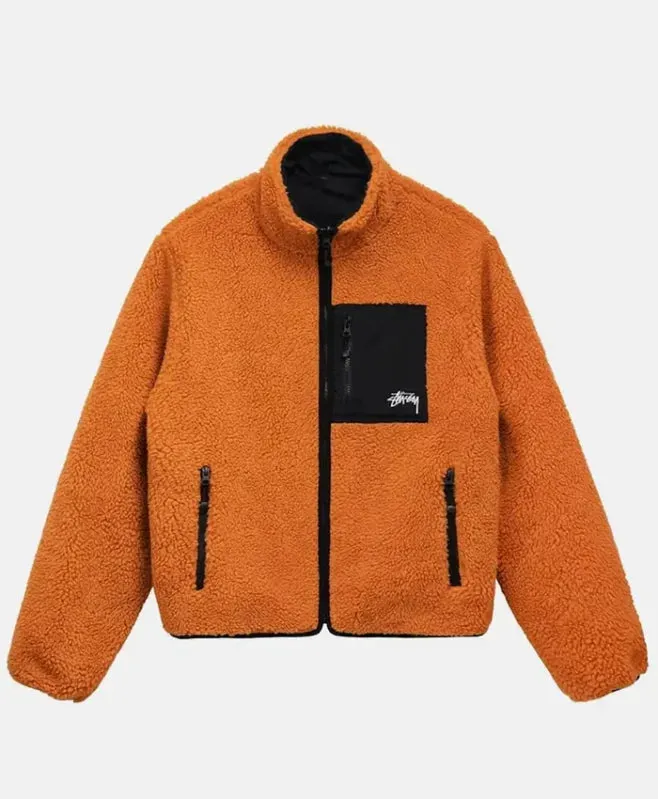 Stussy 8 Ball Sherpa Jacket