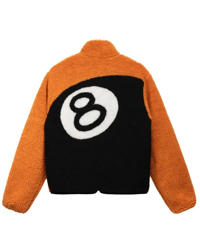 Stussy 8 Ball Sherpa Jacket