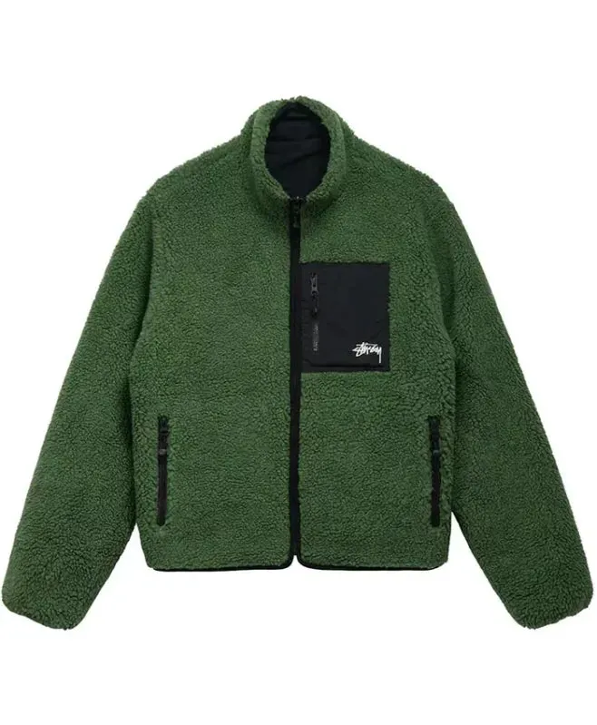 Stussy 8 Ball Sherpa Jacket