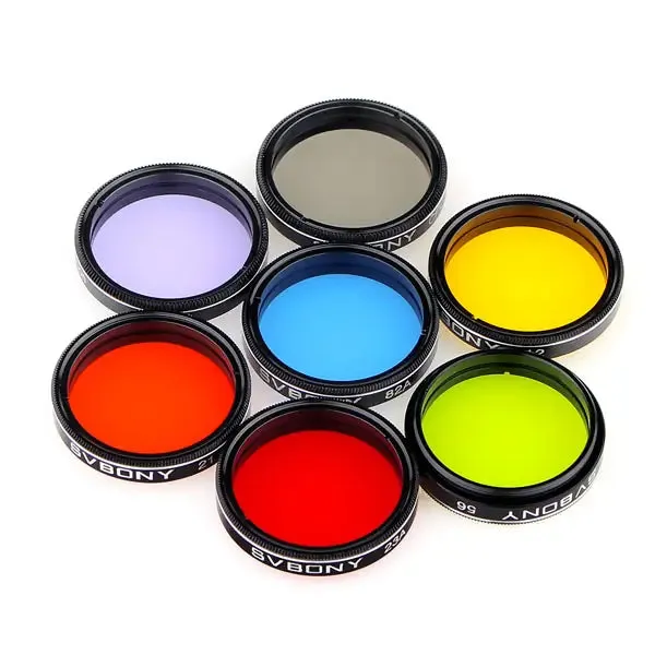SVBONY SV155 1.25 " 7-Piece Filters Set for Planetary & Moon