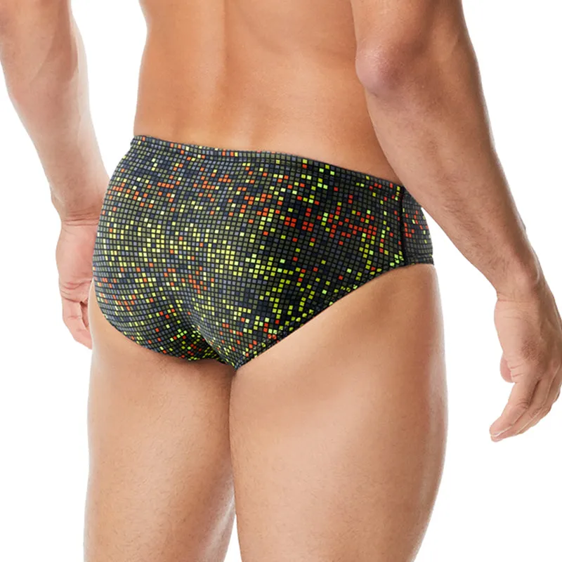 TYR - Men’s Atomic Racer Swimsuit - Black/Multi