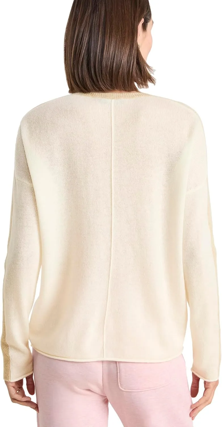 vineyard vines Women's Seaspun Cashmere Colorblock Crewneck Sweater