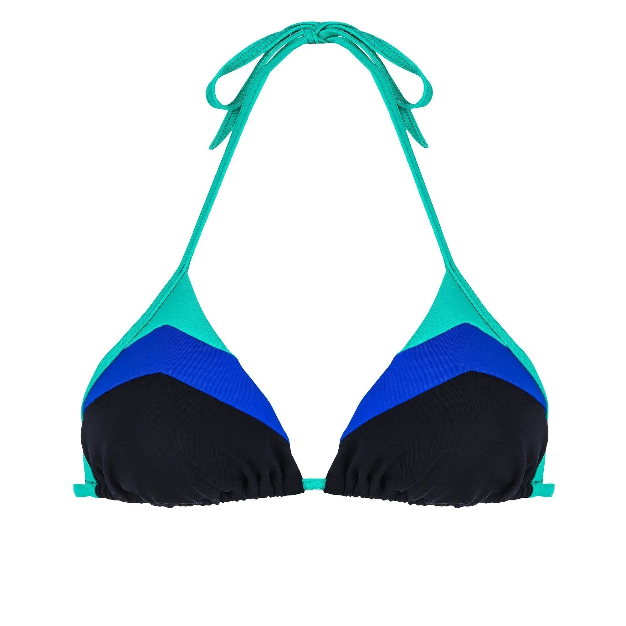 Women's Bikini Triangle Top With Removable Padded Cups Mae Colorb
