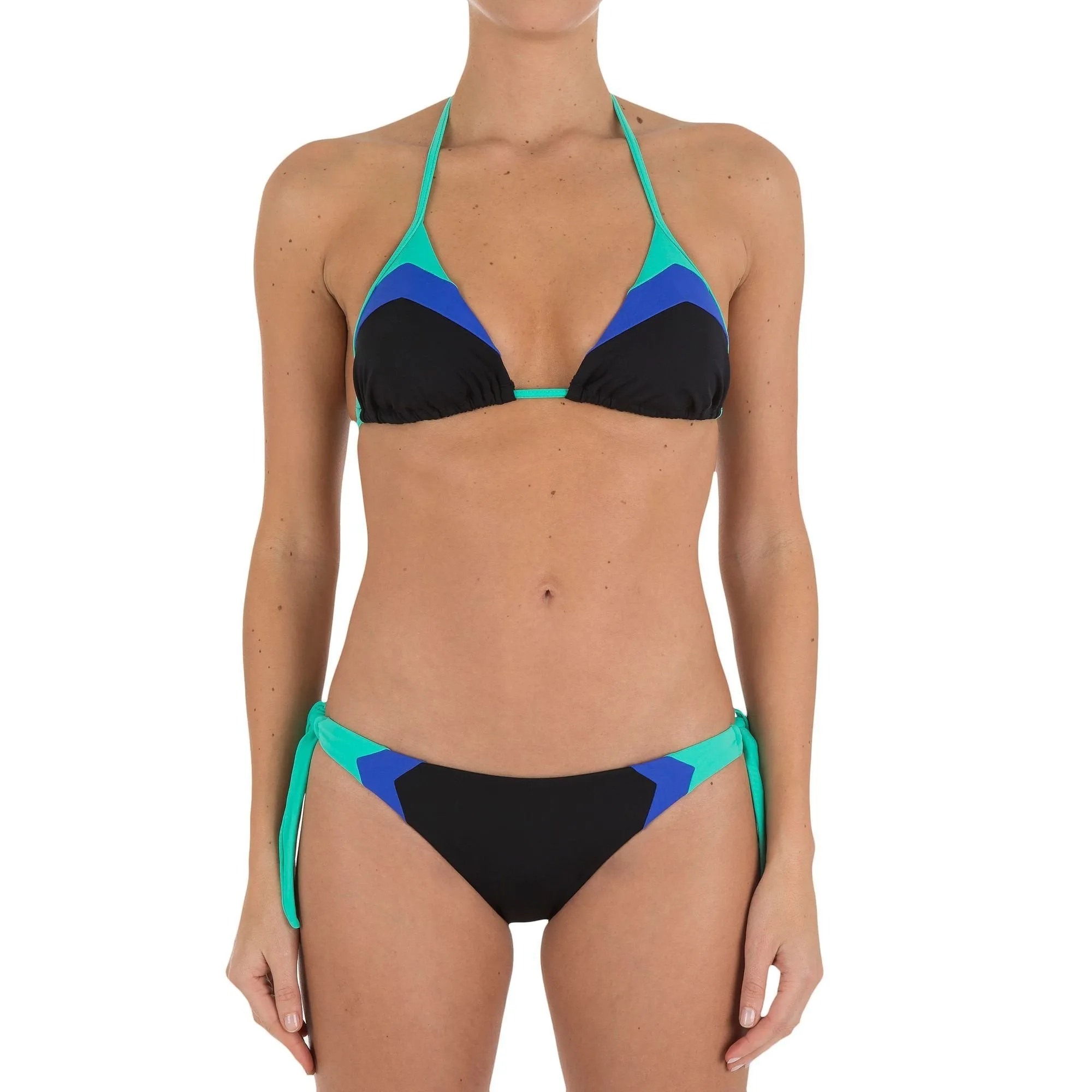 Women's Bikini Triangle Top With Removable Padded Cups Mae Colorb