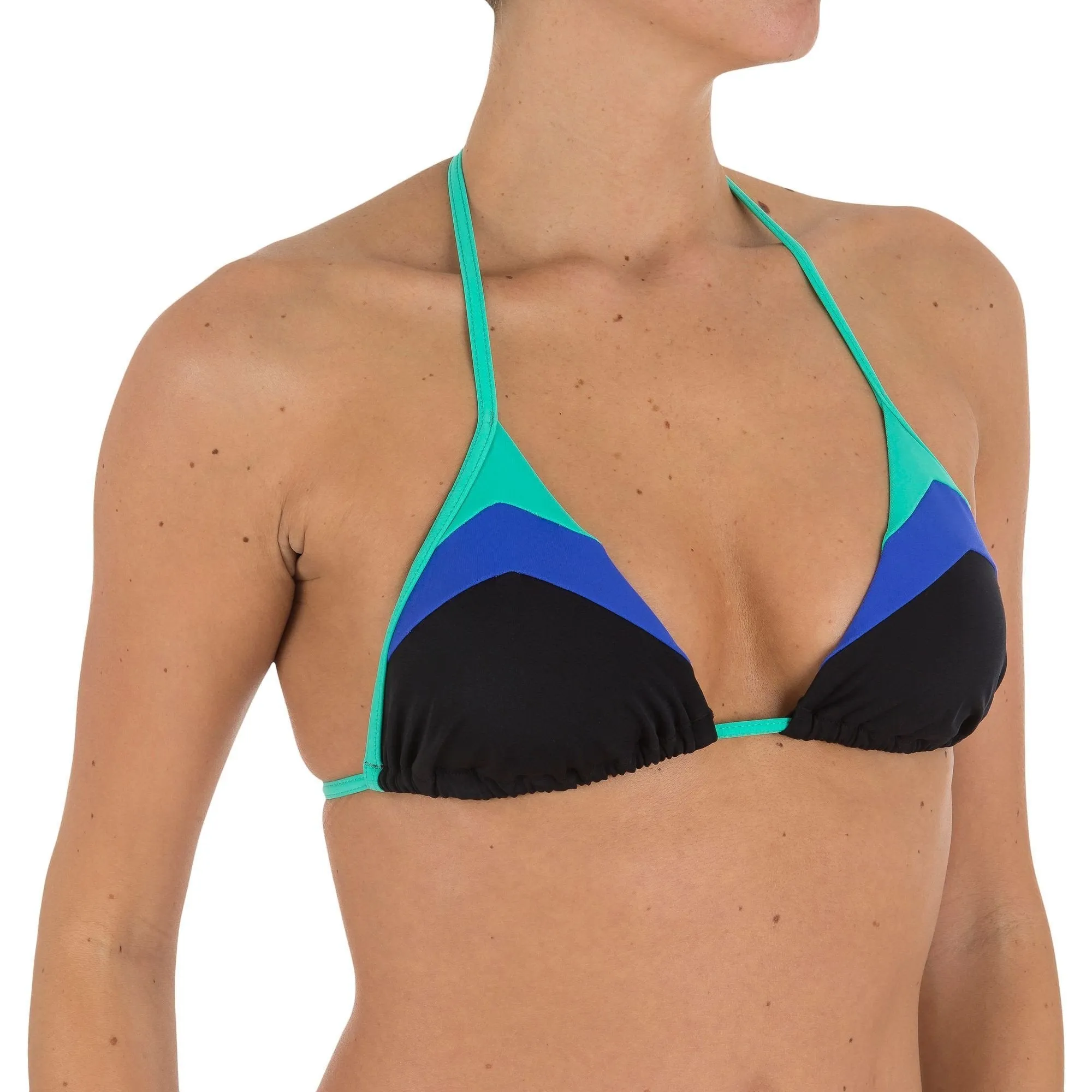 Women's Bikini Triangle Top With Removable Padded Cups Mae Colorb
