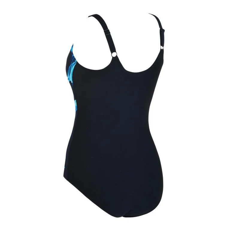 Zoggs Ocean Smoke Adjustable Scoopback One Piece